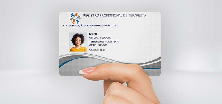 Carteirinha Profissional de Terapeuta Holístico